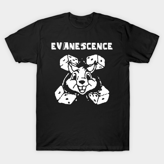 evanescence rabbit dice T-Shirt by doggo babushka